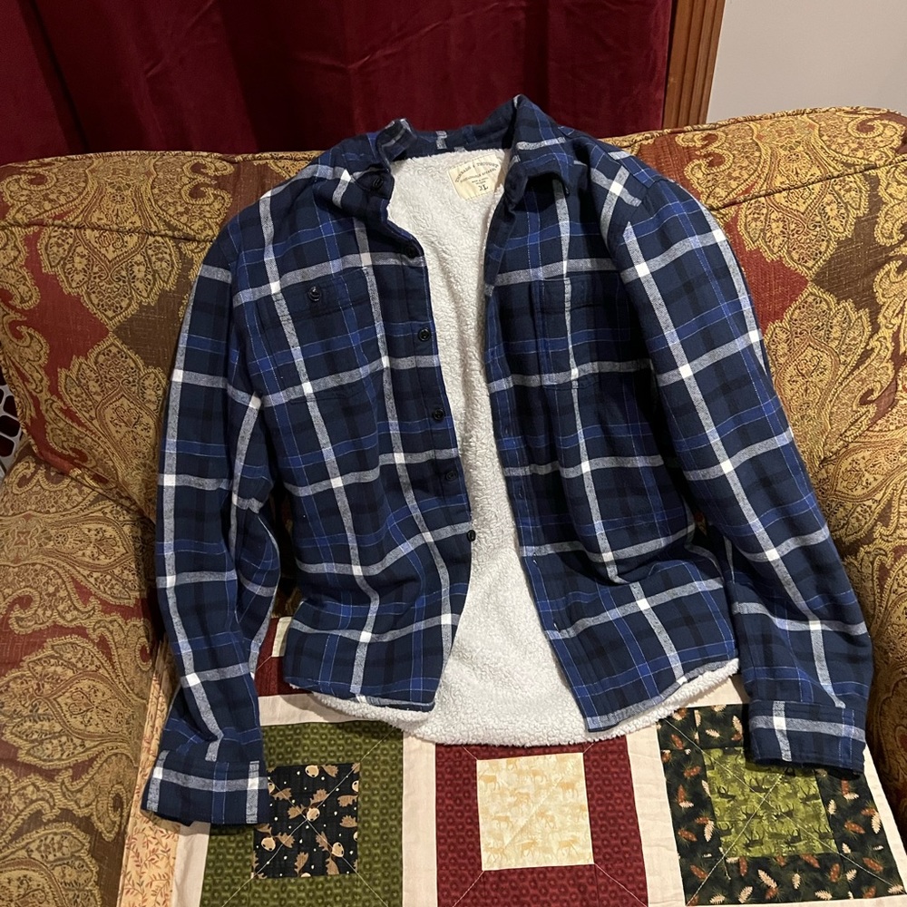 Fluffy flannel mens